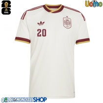 Maglie da calcio Spagna Pedri Gonzalez #20 Seconda Maglia Mondiali 2026  Manica Corta